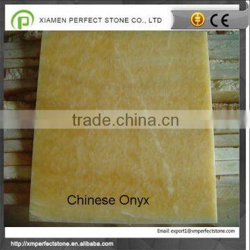 Chinese yellow onyx stone marble