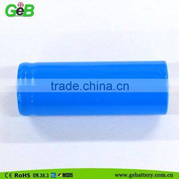 GEB LFP18500 3.2V 1000mAh Battery Cell Customzied Capacity More than 1000 times