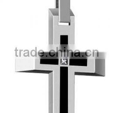 Personalized Simple Design Pendant Jewelry Brand Stainless Steel Cross Pendant photo-2
