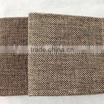 OEM color Eco friendly linen long wallet ISO9001 Factory