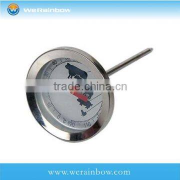 custom promotional scale metal bbq thermometer