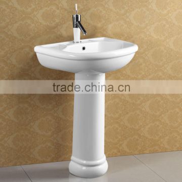 AAA Grade Ceramic Wash Basin with Pedestal