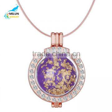 Creative 3D personality pendant fashion necklace 2016 DIY coin locket necklace