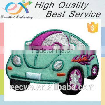 customized sew-on embroidery car logo patch