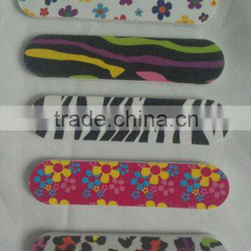 Colorful Cartoon & Flower Decrative Mini Nail Files With Many Designs