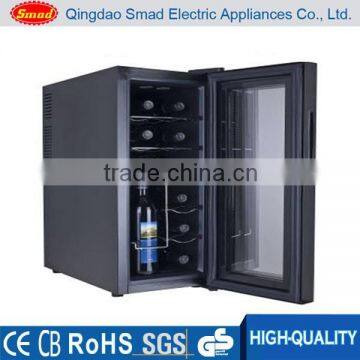 12 bottles touch screen door thermoelectric horizontal wine cooler