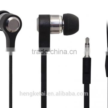 Flashing Earphone Fashion metal earphones with factory price