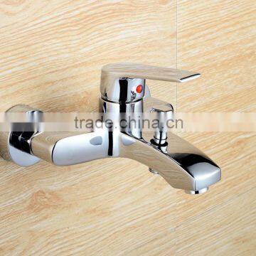 QL-6800 Brass Chromed deck mounted Square waterfall bathroom taps