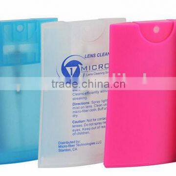 Pocket Card Plastic Container with sprayer