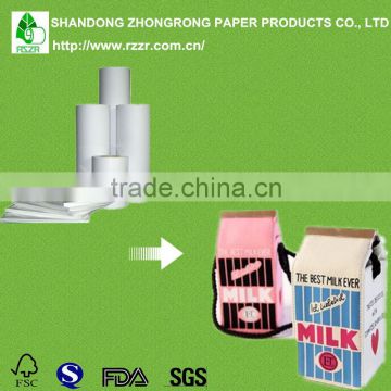 pe coated aseptic liquid packaging paper board in sheet