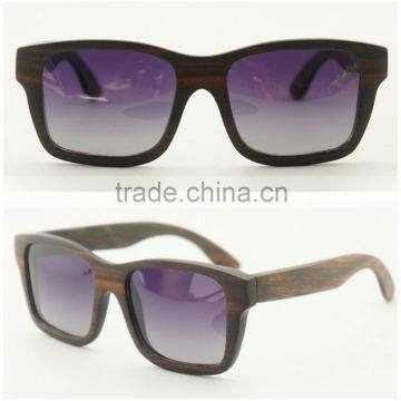 2016 summer new fashion designer wood sunglasses with gradient lens UV400