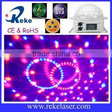 DMX magic led crystal ball 5 colors with CE & RoHS appovals