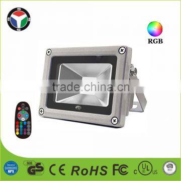 Generic Remote Control 10w RGB Waterproof LED Flood Light