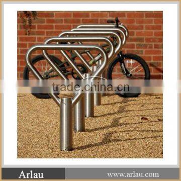 (BR-02) Public Galvanized Steel Bicycle Rack Urban Street Furniture