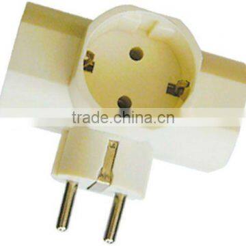 1 to 3 Euro Plug Adapter