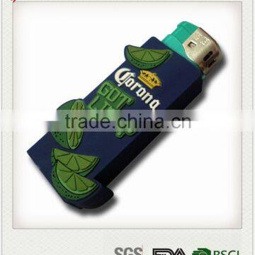 Custom silicone cover for bic lighters smoking accessories