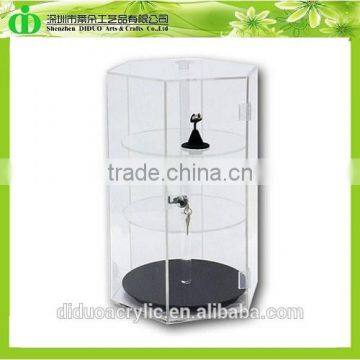 DDC-C048 Trade Assurance Rotating Mirror Jewelry Cabinet