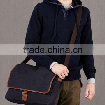 cotton canvas messenger bags for men