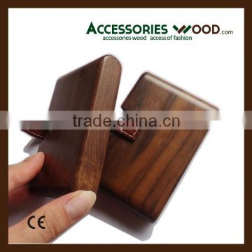 Eco friendly Portable Natural Quality Wooden Business Card Case