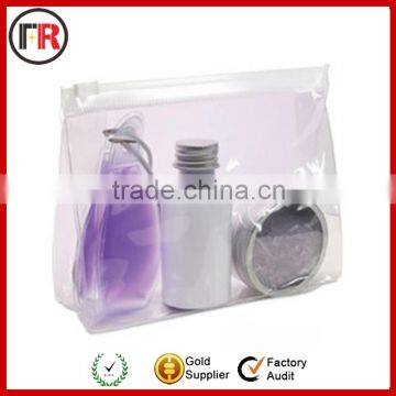 Environmental pvc transparent cosmetic bag with low price