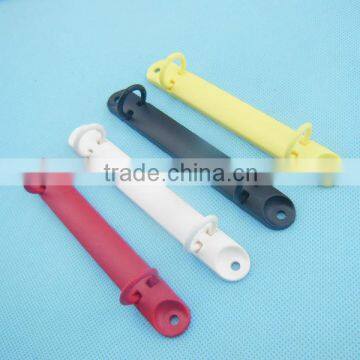 color plastic clip/paper ring binder/Pu notebook ring mechanism