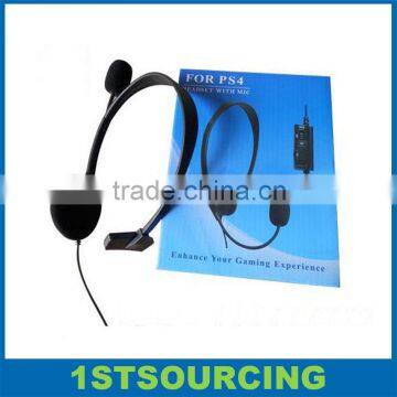 Wired headset for PS4 with mic