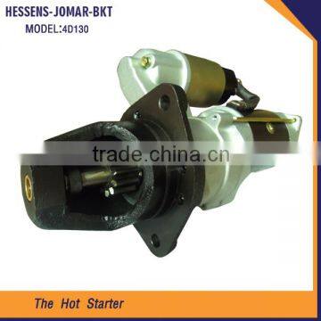 Best selling self starter moto rmechanical starter motor 4D130 24V/12V