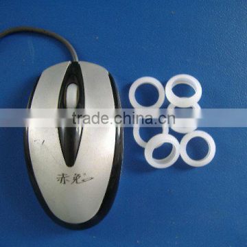 Manufacture Plastic Scroll Mouse Wheel Parts /Silicone Ring