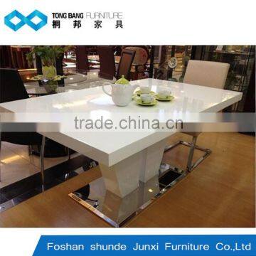 TB High Gloss White Painting Table and Chair Set