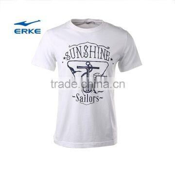 ERKE 2015 Summer Ocean Style Mens Round Neck t Shirt With Big Anchors Short 100% Cotton Sleeve T-shirt for Man Wholesale/OEM photo-4