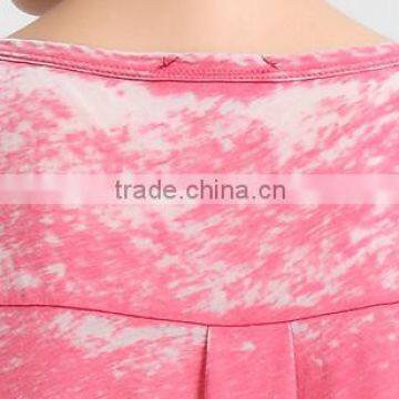 Women Burnout V Neck T-shirt With Crystals photo-6