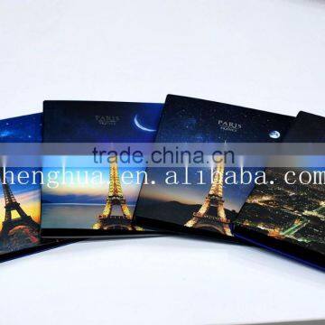 pp file holder/office plastic clear book /data book
