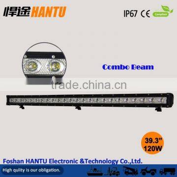 Factory direct sale!120w Combo beam slim body car light bar for roof bumper light bar for SUV JEEP MODEL:HT-18120