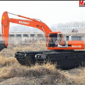 DOOSAN Amphibious Dredging Excavator for sale , CE , EPA , Model: MAX215SD