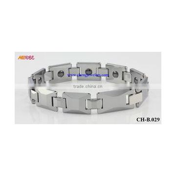 High quality tungsten carbide mens bracelet