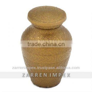 Gold Bath 3" Keepsakes Urn Brass