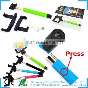 handphone shutter controller handphone clip handhe, portable self-pod monopod, monopod mobile