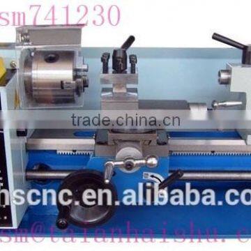 supplier for Spindle bore diameter :20mm CQ0618*300 mini lathe machine with best price and high quality from Shandong Haishu