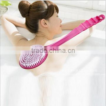 new Long handle shower back brush / Shower Massage Brush / Curved Back and Body Brush