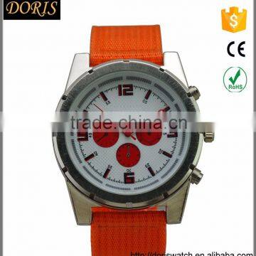 Top sale high quality luxury nylon band sports man watch