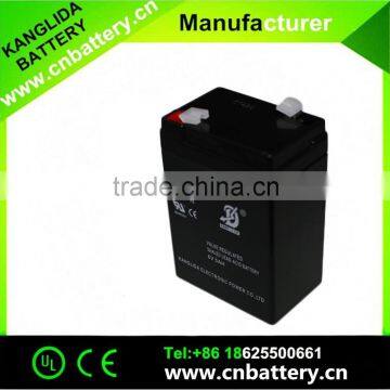 6V5AH rechargeable SLA deep cycle battery for building intercom