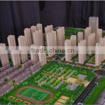 3D Maquette Apartment house building scale model making