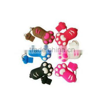 16GB Kitten's PAW Soft Silicon USB 2.0 Flash Pen Drive Memory Stick Water WeatherProof Shockproof