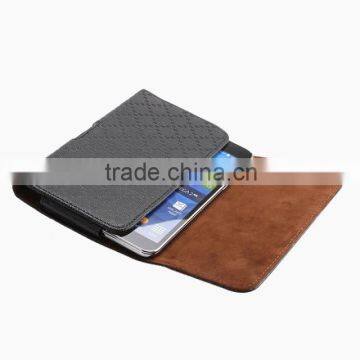 Hot Selling Pouch Case for Samsung Galaxy Note 3 4, Universal Leather Flip Cover Case Bag for Samsung N7100