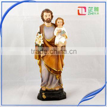 ST. JOSEPH & CHILD JESUS STATUE Adheseive For Car Dashboard