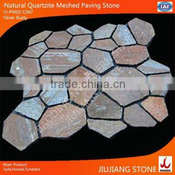 natural quartzite flagstone paving patterns