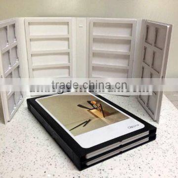 tsianfan plastic detachable quartz stone samples catalogue/stone tile display sample catalogue PY053-2