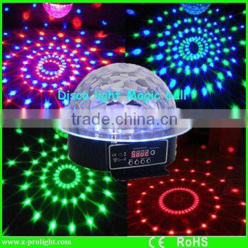 New product LED RGB Crystal RAINBOW COLOR Effect disco magical ball lights