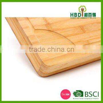 Durable Natural Bamboo chopping block, butcher block, cutting board for sale