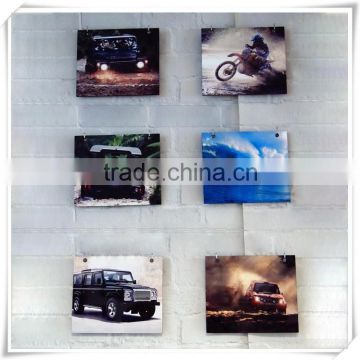 sublimation 5mm wood wall picture frames/printable wall plaques